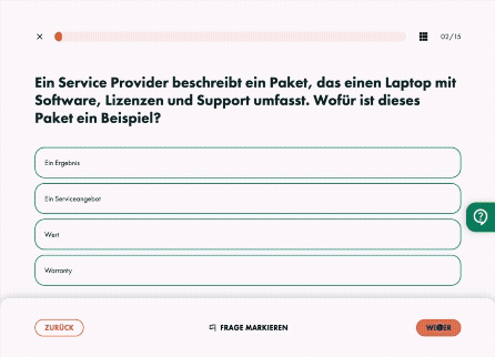 Lerneffekt bei ITIL Demo